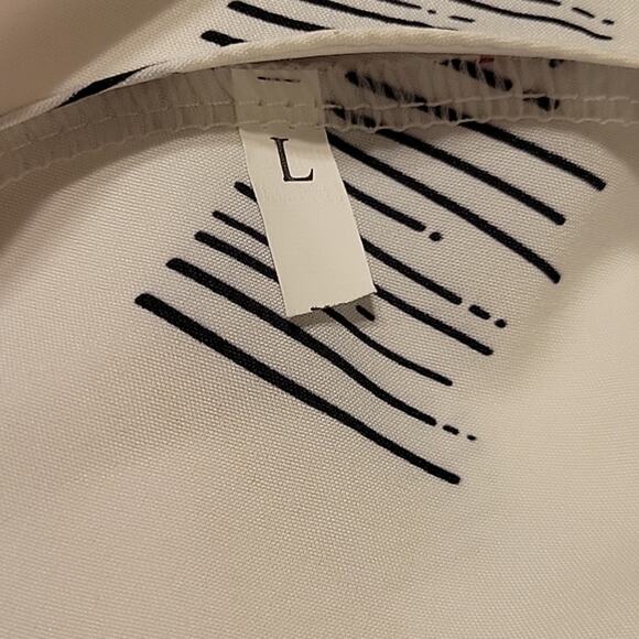 Rare Editions Women's Red, White, and Blue Midi Dress‎ Size L - Picture 7 of 8